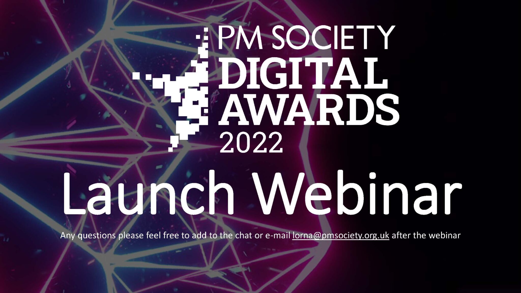 Launch Webinar PM Society